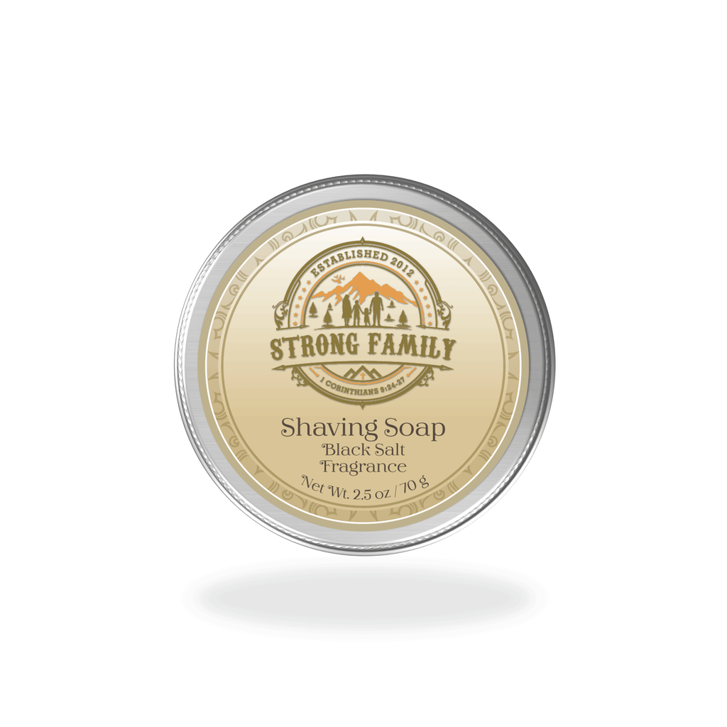 Black Salt Shaving Soap
