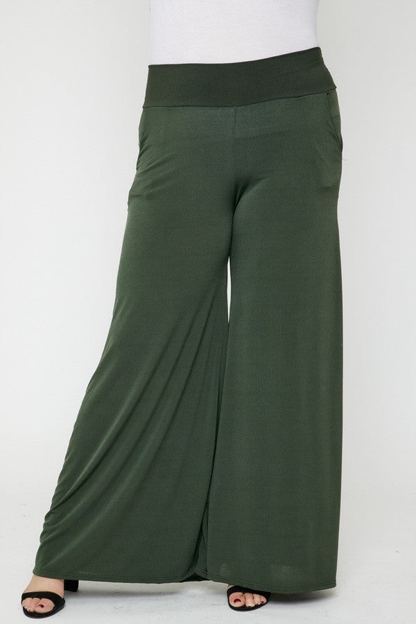 High waist palazzo pants - The Hipster Exchange General Store and Trading Post