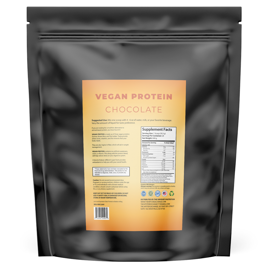 Vegan Chocolate Protein - The Hipster Exchange General Store and Trading Post