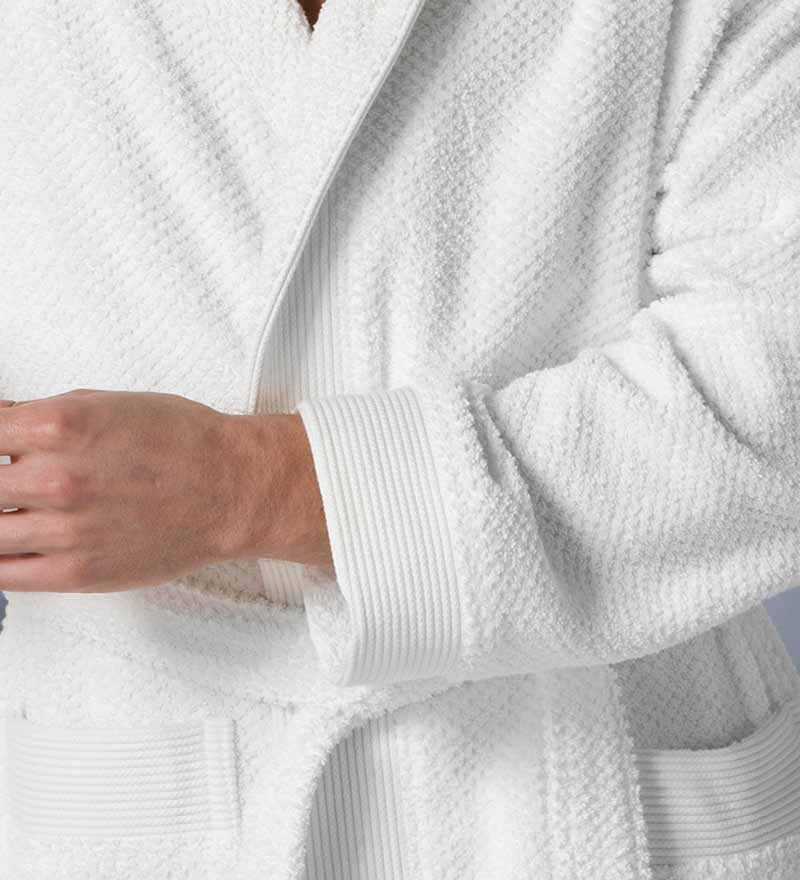 Men's Luxury Turkish Cotton Terry Cloth Robe with Hood - The Hipster Exchange General Store and Trading Post