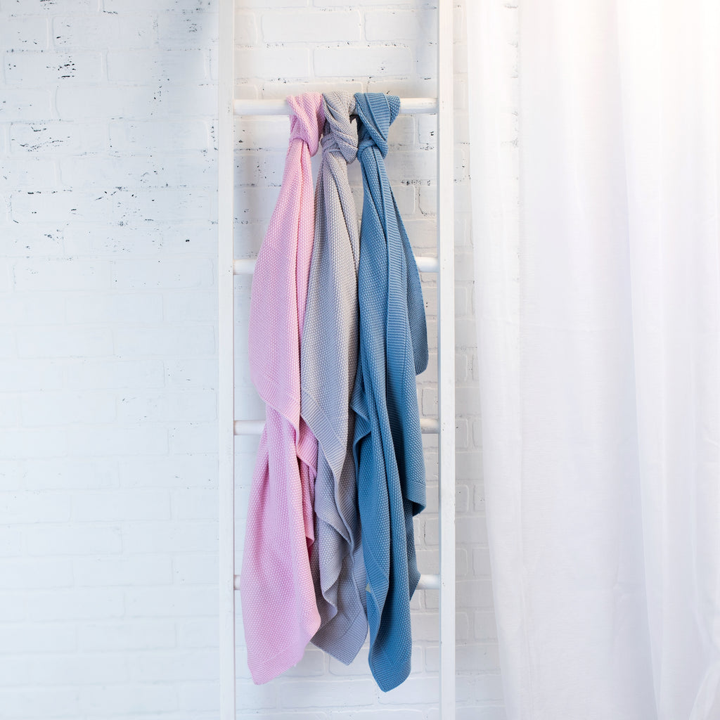 100% Cotton Knit Baby Blanket - The Hipster Exchange General Store and Trading Post
