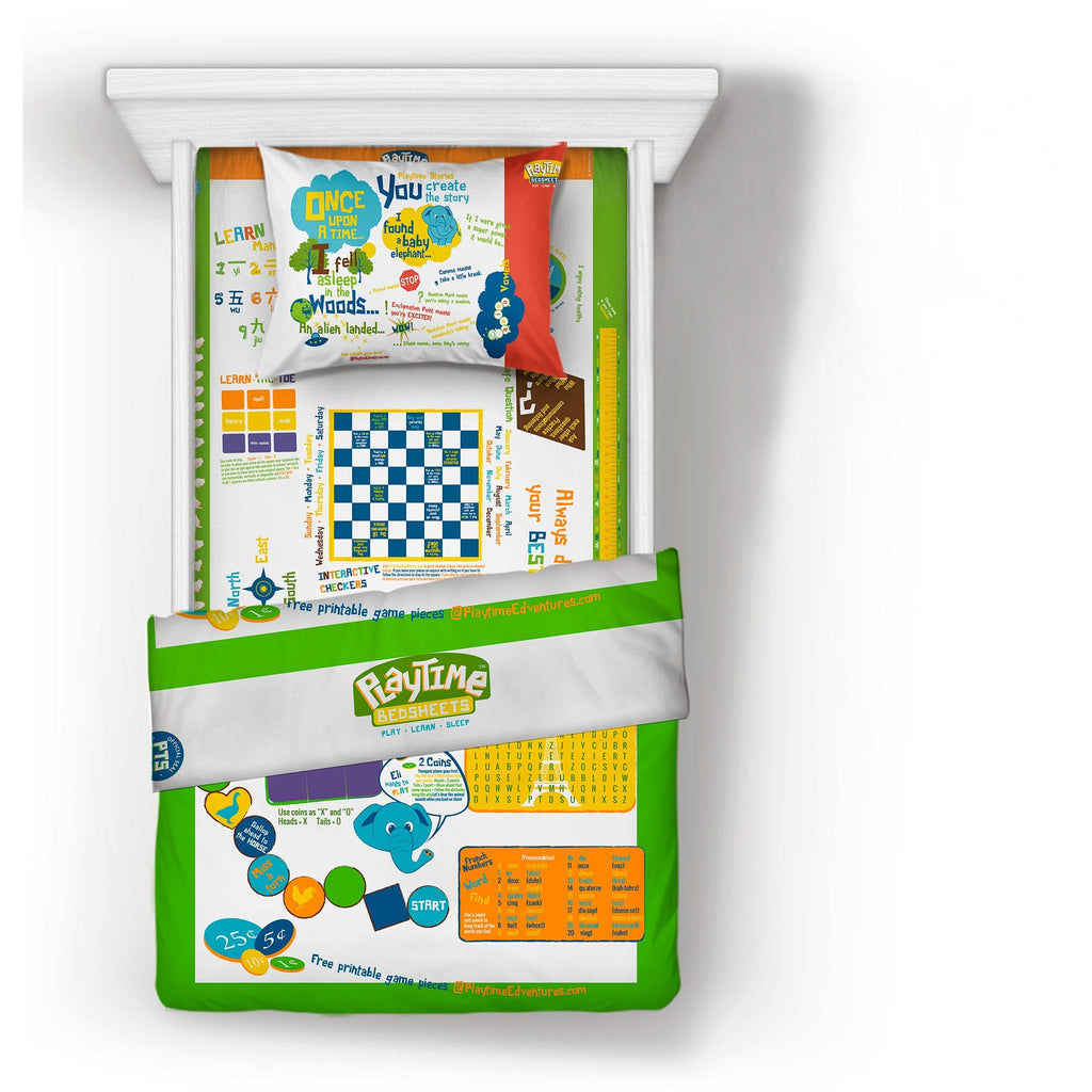 Playtime Bed Sheets - Unisex - The Hipster Exchange General Store and Trading Post