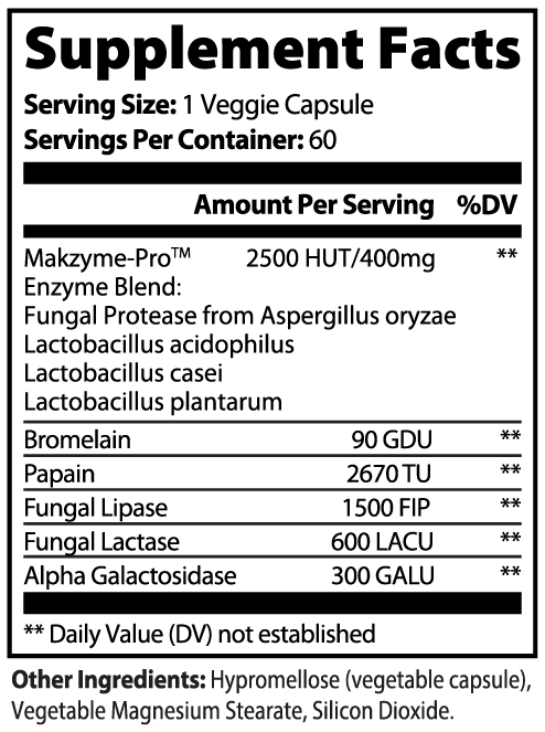 Digestive Enzyme Pro Blend - The Hipster Exchange General Store and Trading Post