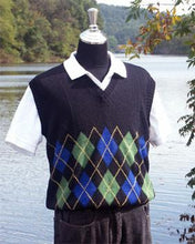 Load image into Gallery viewer, Argyle Golf Alpaca Vest
