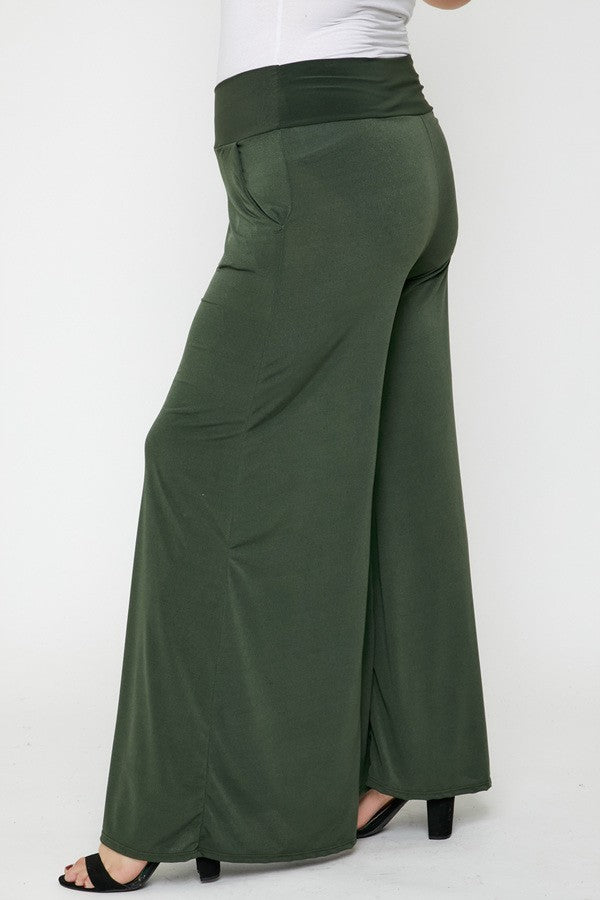 High waist palazzo pants - The Hipster Exchange General Store and Trading Post