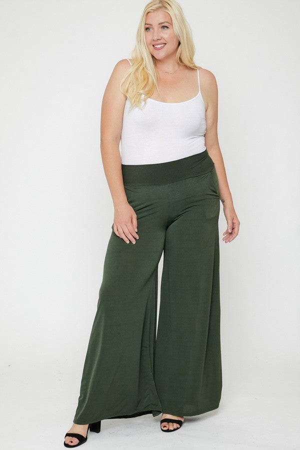 High waist palazzo pants - The Hipster Exchange General Store and Trading Post