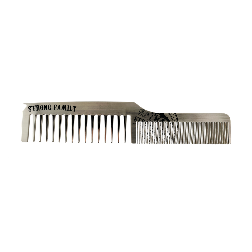 Dual Tooth Stainless Comb Parting Tip