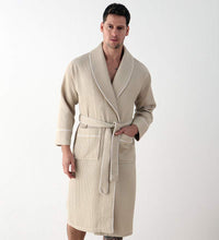 Load image into Gallery viewer, Men&#39;s Luxury Waffle Hotel Robe
