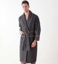 Load image into Gallery viewer, Men&#39;s Luxury Waffle Hotel Robe
